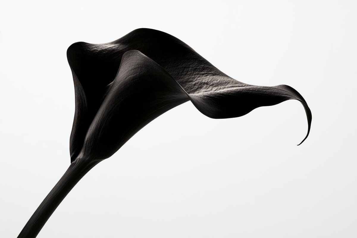 Minimalist High-Contrast Monochrome